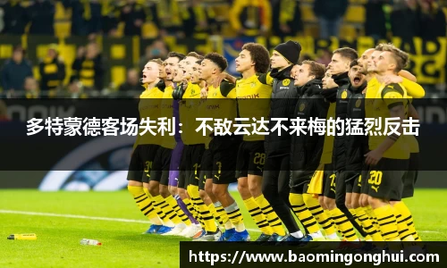 多特蒙德客场失利：不敌云达不来梅的猛烈反击